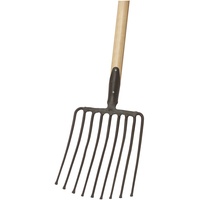 Ideal Steingabel 9 Zinken schwarz Federdülle m St