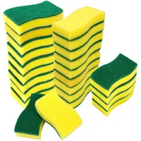 Belle Vous Grobreinigung Putzschwamm (24er-Pack) - Kratzfreier Spülschwamm Waschbar