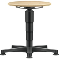 Bimos Allround Hocker mit Gleiter, Holz, Sitzhöhe 450-650 mm