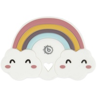 Bieco Beißring Silikon - Regenbogen | Wolken