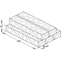 Niedax Schalldämmblöcke SDB 300 (VE15)