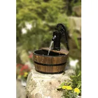 Gardenforma Wasserspiel Cork mit Holzbecken