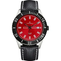 TUW Ruhla Globetrotter 20243-021502-I Herren Automatikuhr Massives Gehäuse