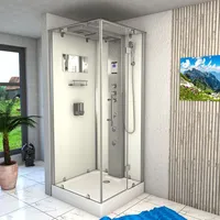 AcquaVapore AquaVapore Dampfdusche Duschtempel Sauna Dusche Duschkabine D38-20R3 100x100