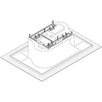 Hoesch Spezial-Untergestell für Badewanne
