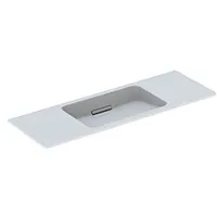 Geberit One Waschtisch schwebendes Design 120cm, Abgang horizontal, verkürzte