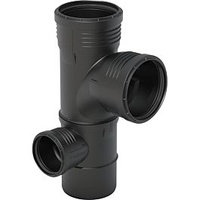 Geberit Silent PP Kombibogeneckabzweig 390578141 DN 110/110/50, 87,5Grad, links,