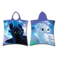 Jerry Fabrics Dragons Bade Poncho Kapuze Duschtuch Badetuch Strandtuch