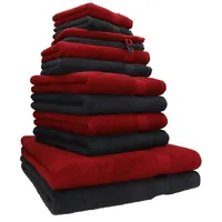 Betz 12-TLG. Handtuch Set Premium 100% Baumwolle 2 Duschtücher