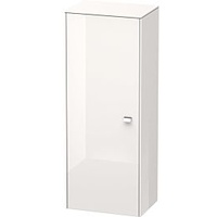 Duravit Brioso Halbhochschrank Individual, Tür links, chrom/weiß Hochglanz