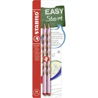Stabilo EASYgraph Bleistift HB Pastell Rosa, 2er-Pack (B-55876-10)