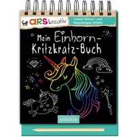ArsEdition Mein Einhorn-Kritzkratz-Buch