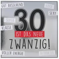 DEPESCHE 0011694-004 Pop-up Glückwunschkarte zum 30. Geburtstag, Klappkarte mit