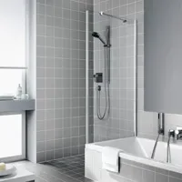 Kermi Pasa XP Seitenwand verkürzt neben Badewanne PXTVD09017VAK 90x175cm,