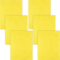 D.RECT Eckspanner 9086, A4, Kunststoff, gelb, 3 Einschlagklappen, 6
