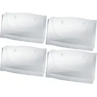 Sigel LH118/4 Wand-Prospekthalter für DIN A4 quer, aus Acryl,