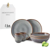 Villeroy & Boch Lave Frühstücks-Set 6-tlg. beige
