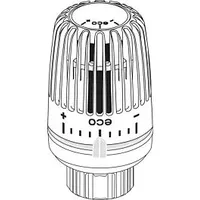 HEIMEIER Thermostat-Kopf 9710-43.500 weiß, mit Klemmverbindung, Direktanschluss VHK
