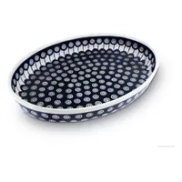 BUNZLAUER KERAMIK Auflaufform / Gratinform oval groß 35,5x27x6,5 cm