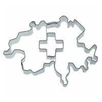 Staedter Städter - Schweizerkreuz-Ausstechform Kontur Schweiz mit Kreuz ca.
