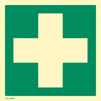 Schilderfabrikation moedel gmbh Rettungszeichen Erste Hilfe 14,8 x 14,8