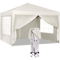 Woltu Pavillon Pop-Up wasserdichter Faltpavillon Sonnenschutz Event Pavillon mit