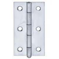 GAH Alberts Alberts Scharnier mit vernietetem Edelstahlstift, Edelstahl, 20