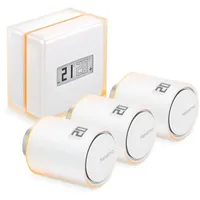Netatmo Smartes Thermostat + 3x Heizkörperthermostate, Thermostat, Weiss