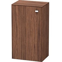 Duravit Brioso Halbhochschrank Individual 61-91cm BR1340L1021, Nussbaum Dunkel/Chrom, Tür