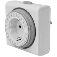 Perel 24-Std.-ZEITSCHALTUHR mechanisch, kompakt, 230 V, 16 A, 3680