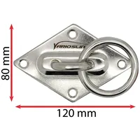 Variosling Robuste Edelstahlhalterung Variosling für Sling Trainer Box-Sack, Hängematten