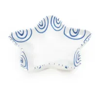 Gmundner Blaugeflammt, Sternschale (L: 14cm)