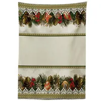 ABAKUHAUS Weihnachten Tischdecke, Vintage verzieren Natur, Inn und Outdoor