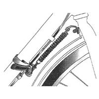 Gravidus Lenkungsdämpfer Fahrrad Dämpfer für Federgabel schwarz