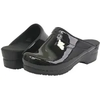 Sanita Original-Sonja Patent Open Clog Black Gr.42 | Schwarz