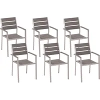 Beliani Vernio Gartenstuhl 54 x 54 x 88 cm