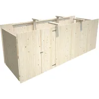 Palmako Gerätehaus für Carport Karl 555 x 196 cm