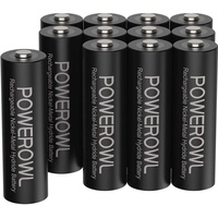 Powerowl AA Akku 2800mAh Wiederaufladbar Batterien AA 12 Stück