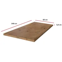 Küchen-Preisbombe Arbeitsplatte 140 cm 38 mm Küchenzeile Küchenblock Eiche