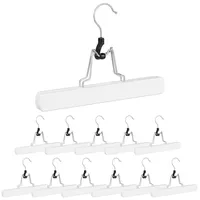 Relaxdays 24 x Hosenspanner in Weiß