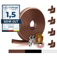 Hoffenbach Kantenschutz Set aus Schaumstoff, braun, Eckenschutz, Fingerschutz