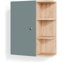 Vicco Badschrank Fynn Grün/Goldkraft Eiche 47 x 59 cm