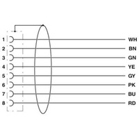 Phoenix Contact Sensor-/Aktor-Kabel SAC-8P- 5,0-#1406082