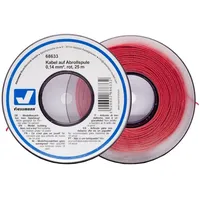 Viessmann 68633 Kabel auf Abrollspule, 0,14 mm2, rot,