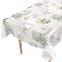 ANRO Tischdecke abwaschbar Wachstuch Wachstuchtischdecke 220 x 140cm Schnittkante