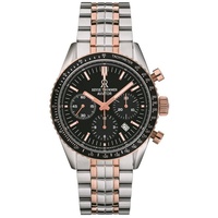 Revue Thommen Aviator 42 mm Chronograph, Tachymeter Armband Edelstahl