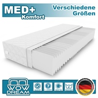 King matratzen Matratze MED+ Komfort 7 Zonen Kaltschaum Memory