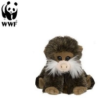 WWF Plüschtier Bartäffchen (15cm) lebensecht Kuscheltier Stofftier Affe Äffchen