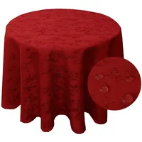 First-Tex Tischdecke Damast Jacquard Brilliant Meliert 140 rund in