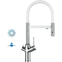 VIZIO BOD 4 Wege Wasserhahn Einhebelmischer Weiß